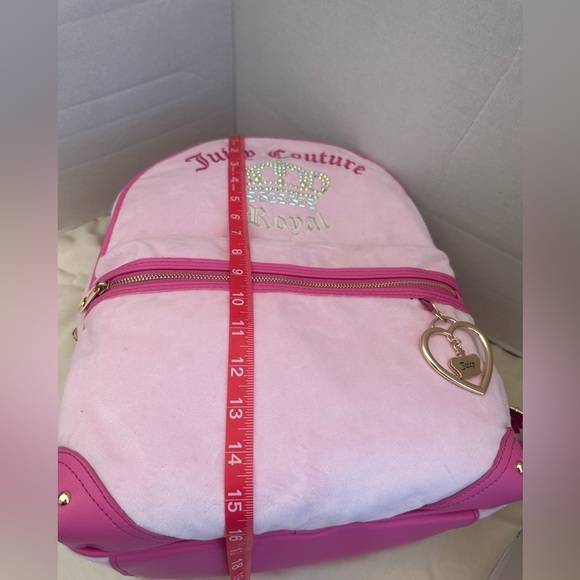 Juicy Couture Pink backpack Bag with Heart Charm New main image 11